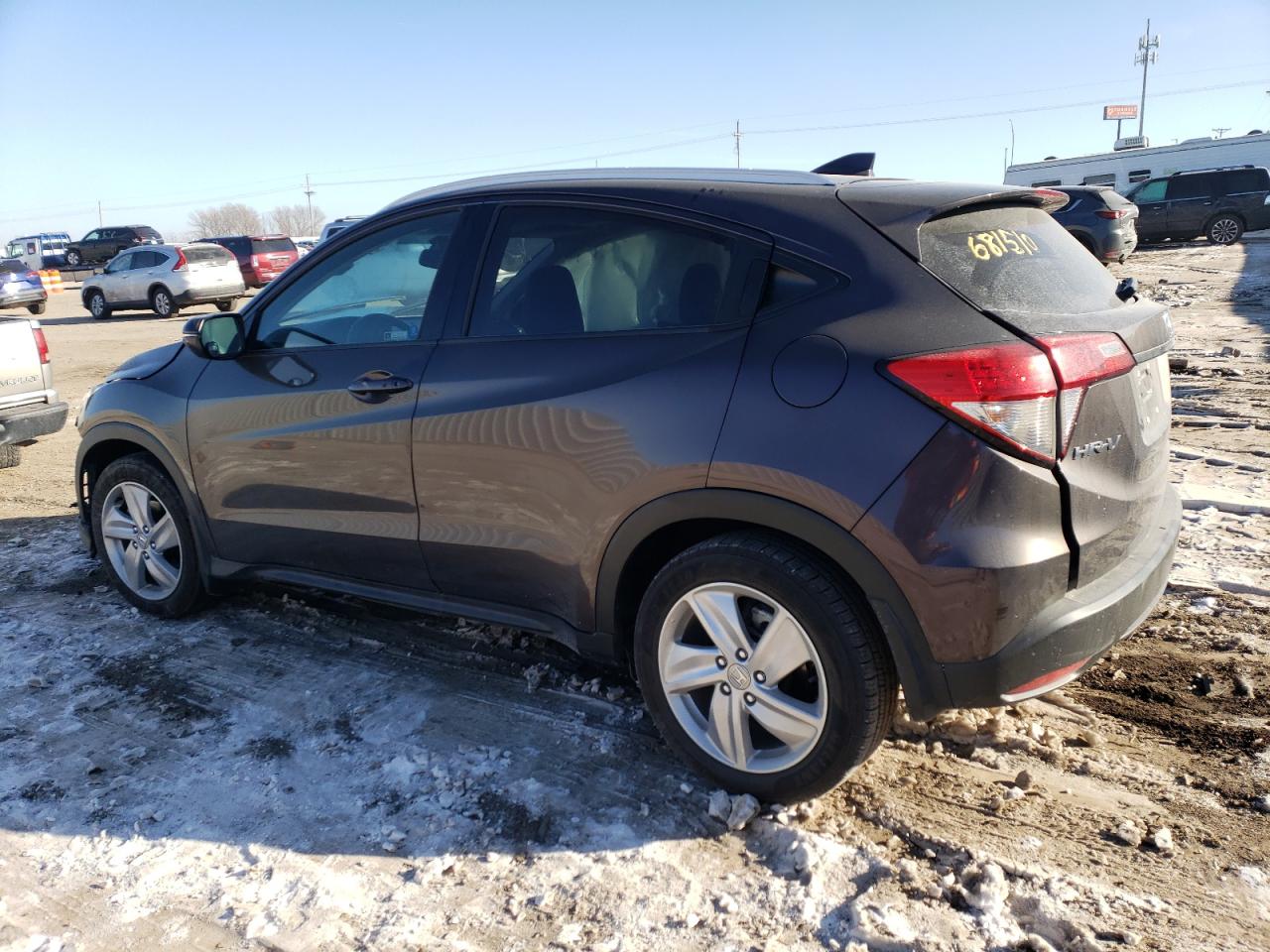 2020 Honda HR-V VIN 3CZRU6H71LM731645 Copart auction photo, all over damage thumbnail 2