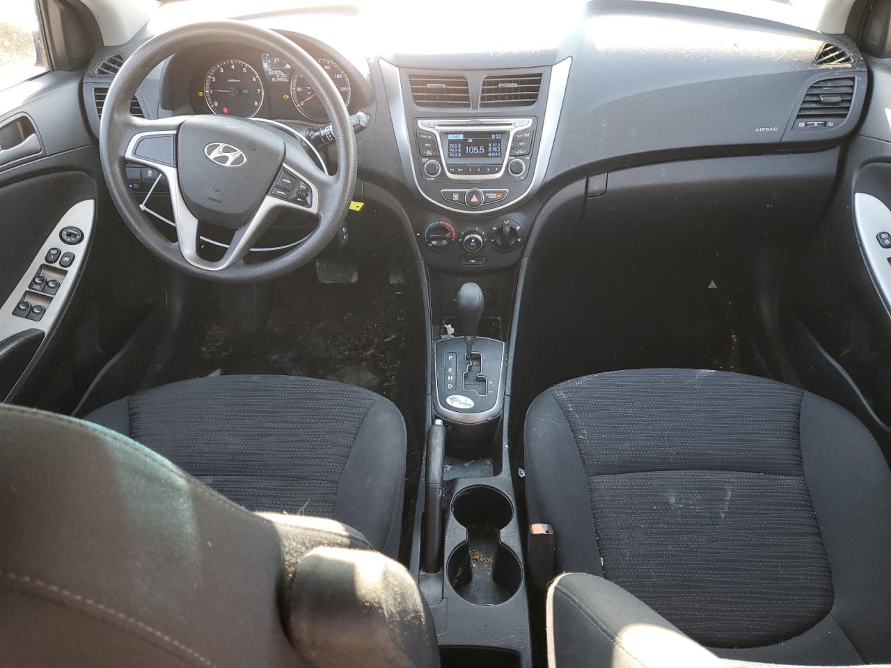 2017 Hyundai Accent VIN KMHCT5AE7HU301408 Copart auction photo, rear end damage thumbnail 8