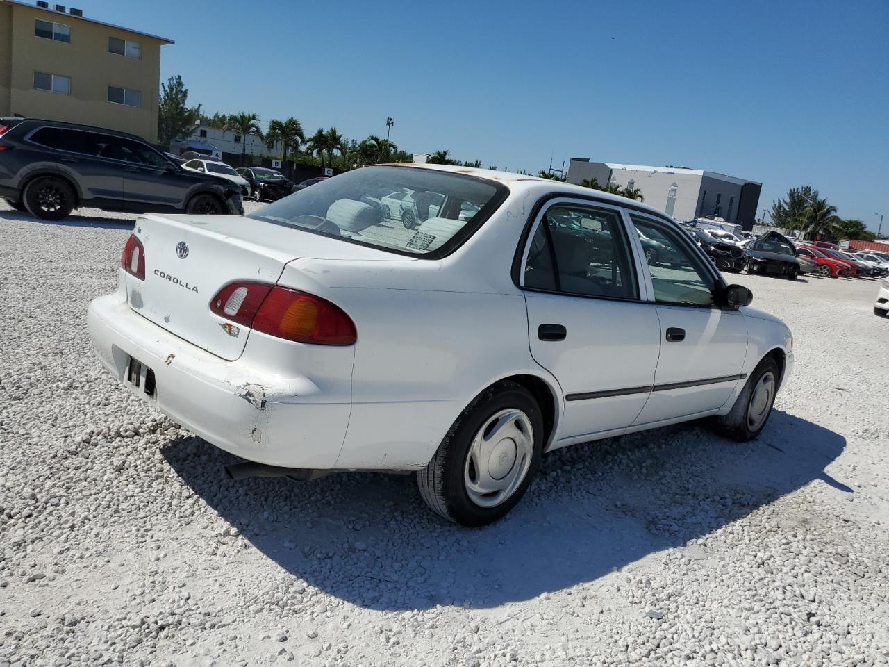 1999 Toyota Corolla VIN 1NXBR12EXXZ247120 Copart auction photo, side / minor dent/scratches damage thumbnail 3