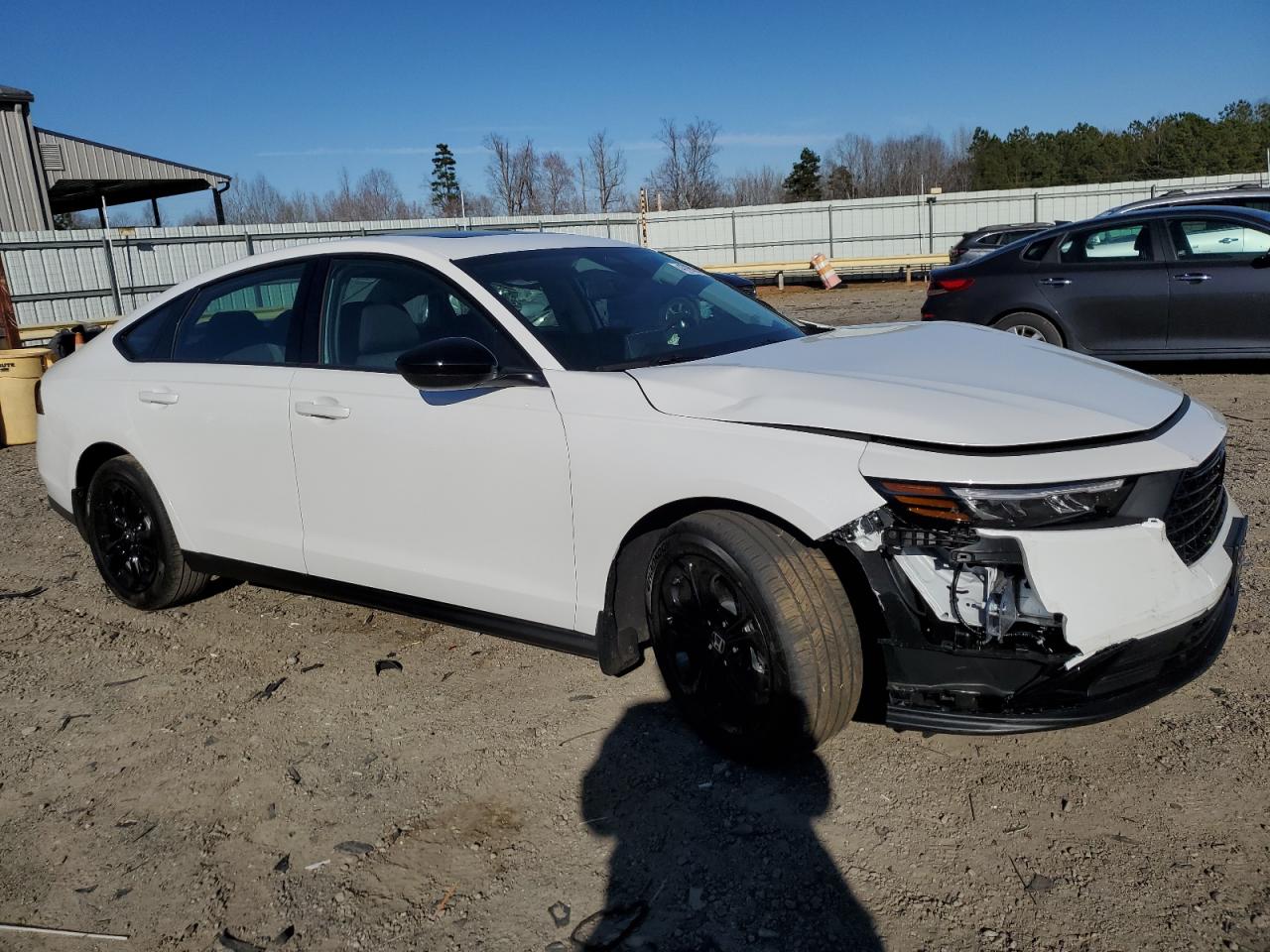 2025 Honda Accord VIN 1HGCY1F42SA018875 Copart auction photo, front end / side damage thumbnail 4