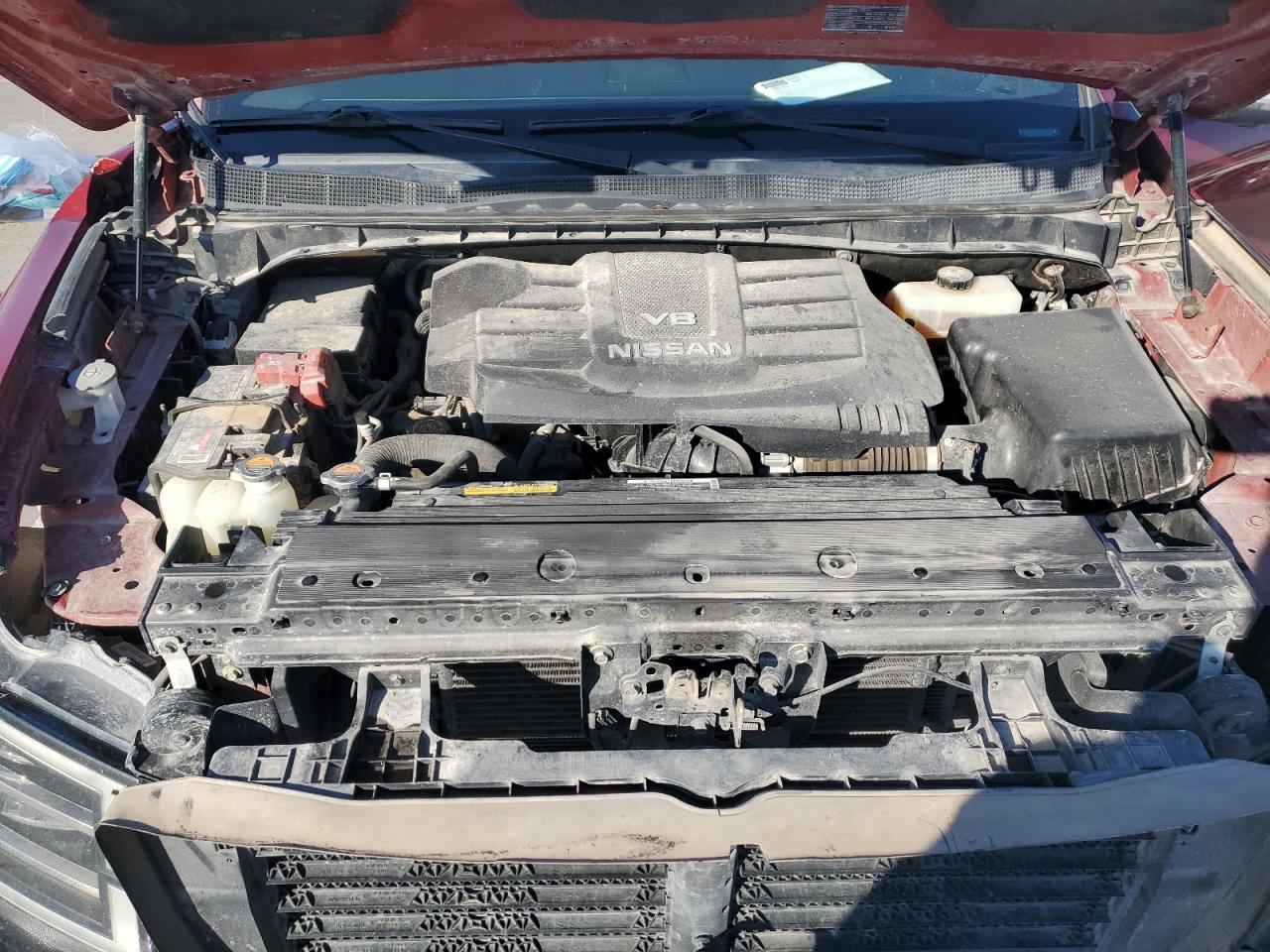 2020 Nissan Titan VIN 1N6AA1ED6LN500560 Copart auction photo, all over damage thumbnail 11