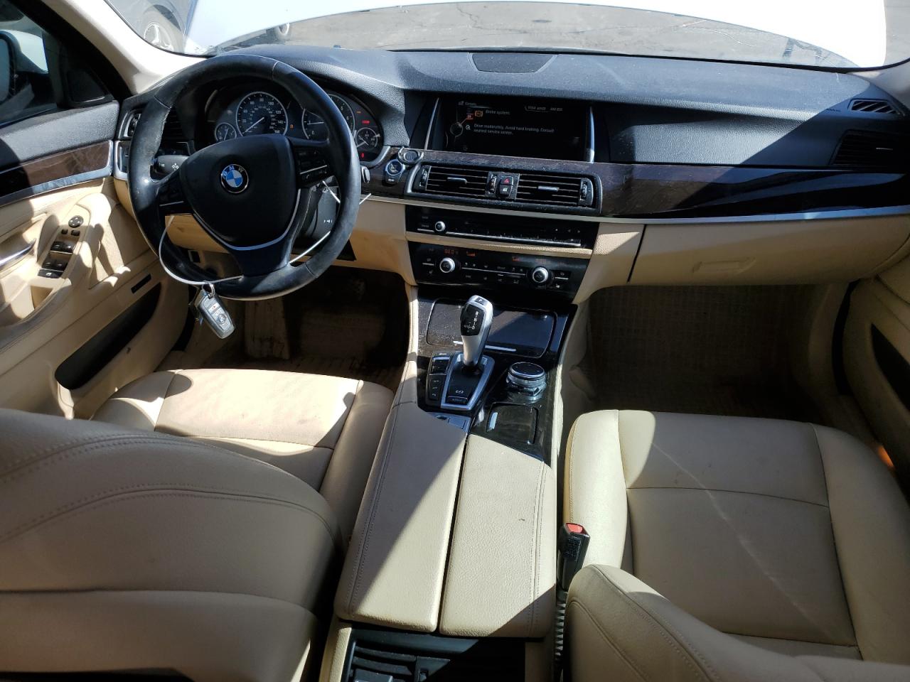 2015 BMW 5er VIN WBA5B3C58FD543460 Copart auction photo, rear end damage thumbnail 8