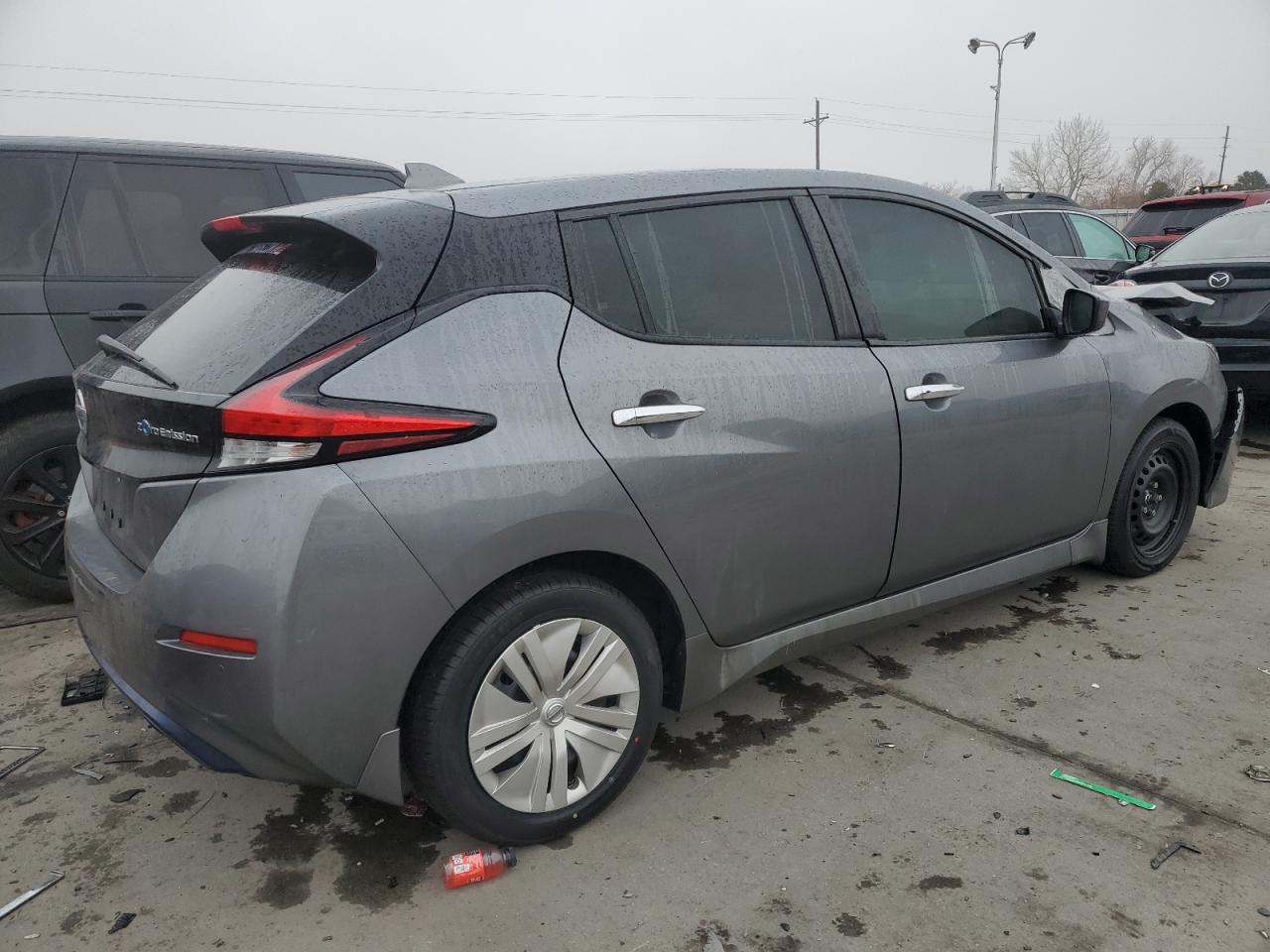 2021 Nissan Leaf VIN 1N4AZ1BV1MC556949 Copart auction photo, front end damage thumbnail 3