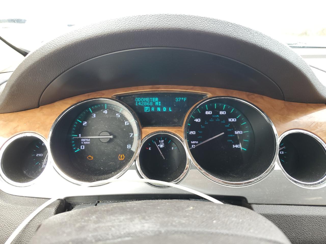 2008 Buick Enclave VIN 5GAER23728J257281 Copart auction photo, front end damage thumbnail 9