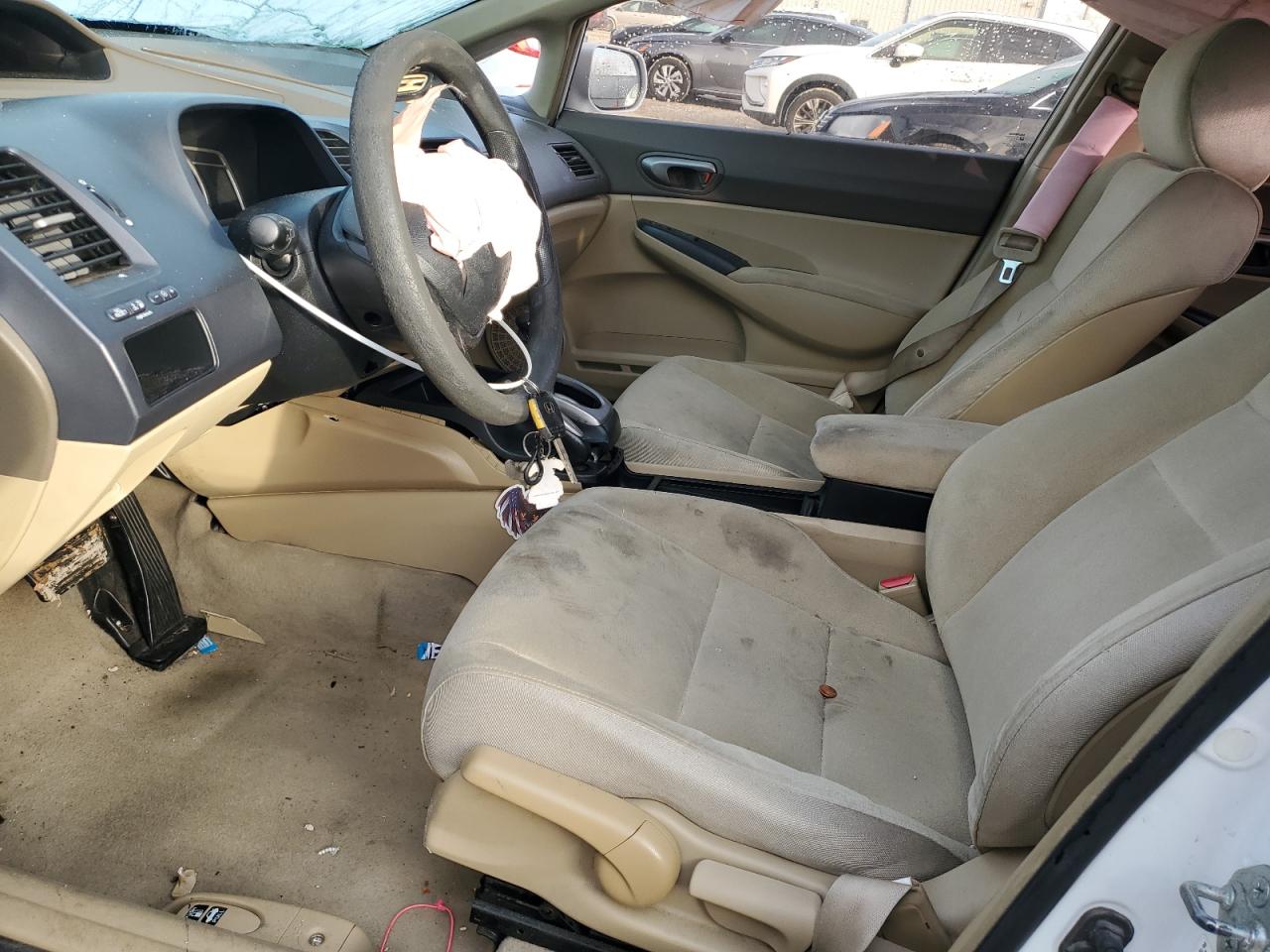 2008 Honda Civic VIN 2HGFA16578H334082 Copart auction photo, front end / undercarriage damage thumbnail 7
