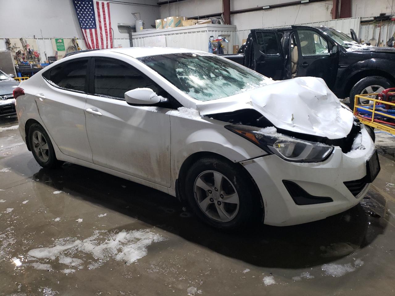 2015 Hyundai Elantra VIN 5NPDH4AE4FH606330 Copart auction photo, front end damage thumbnail 4