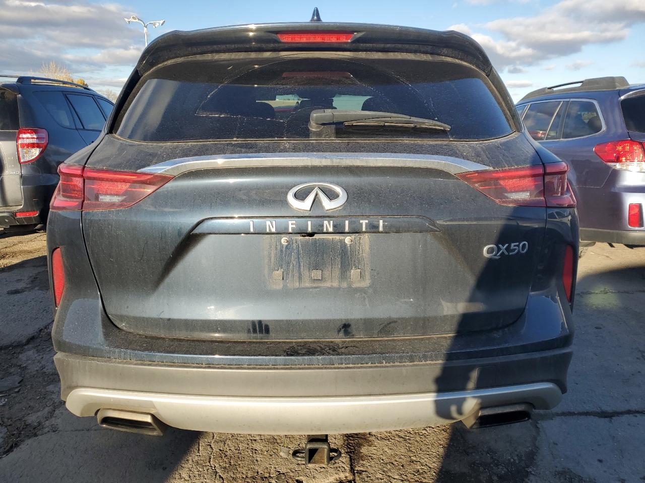 2019 Infiniti QX50 VIN 3PCAJ5M14KF137612 Copart auction photo, side damage thumbnail 6