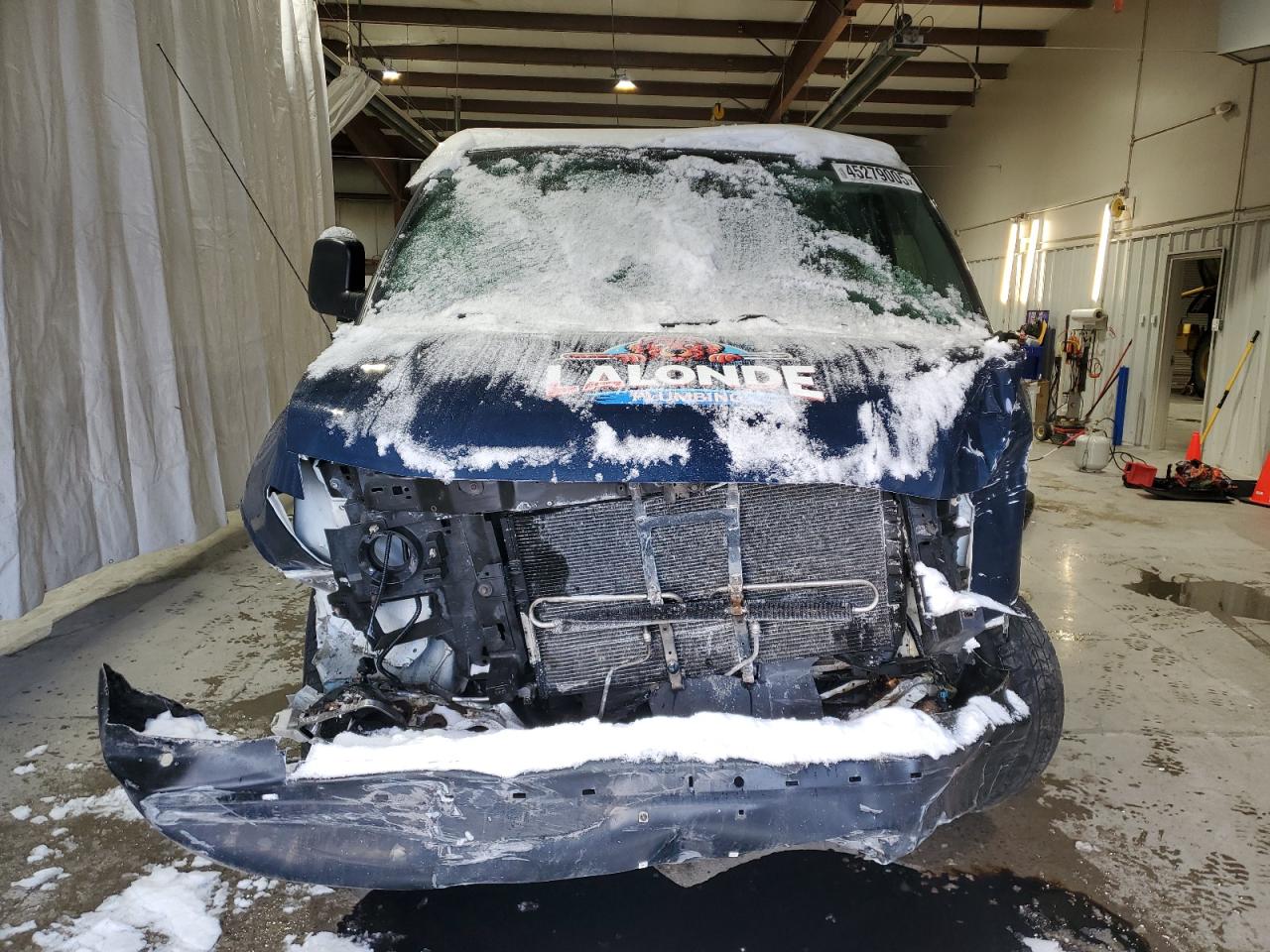 2013 Chevrolet Express VIN 1GCWGFCAXD1148783 Copart auction photo, all over damage thumbnail 5
