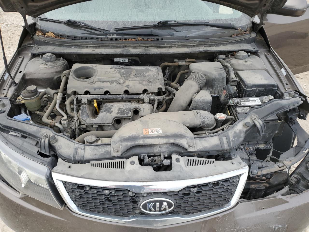 2013 KIA Forte VIN KNAFU4A28D5660959 Copart auction photo, front end damage thumbnail 11
