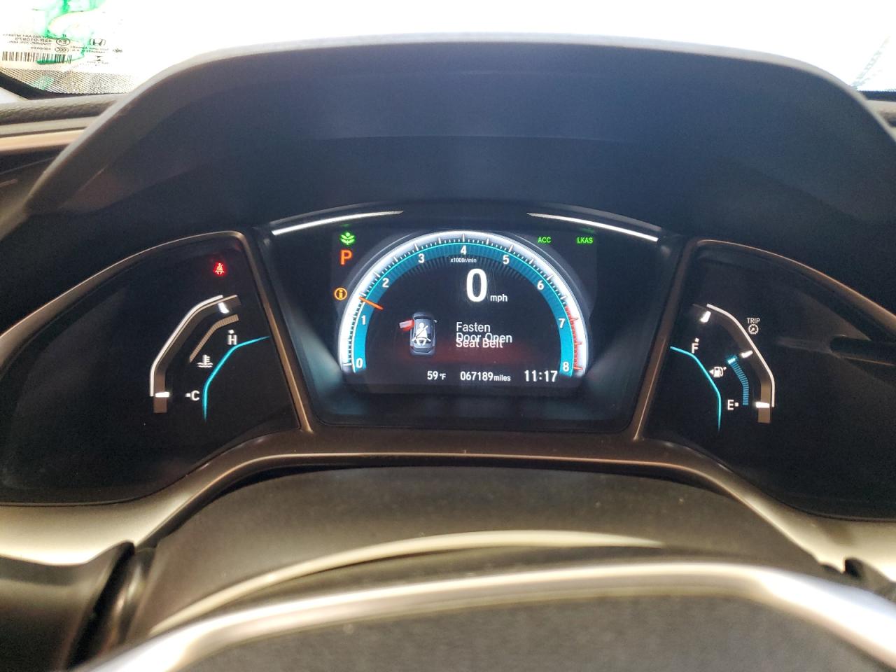 2016 Honda Civic VIN 19XFC2F82GE202866 Copart auction photo, front end damage thumbnail 9