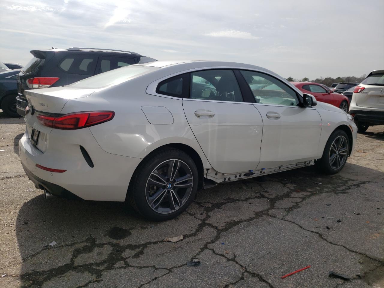 2022 BMW 2er VIN WBA53AK00N7K83835 Copart auction photo, side damage thumbnail 3