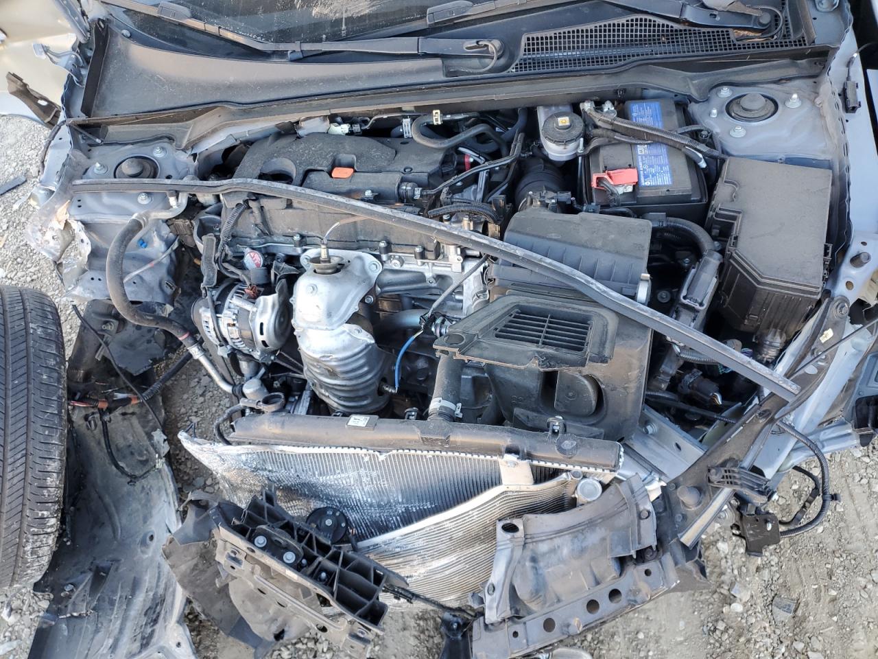 2022 Honda Civic VIN 2HGFE2F50NH598475 Copart auction photo, front end / side damage thumbnail 12