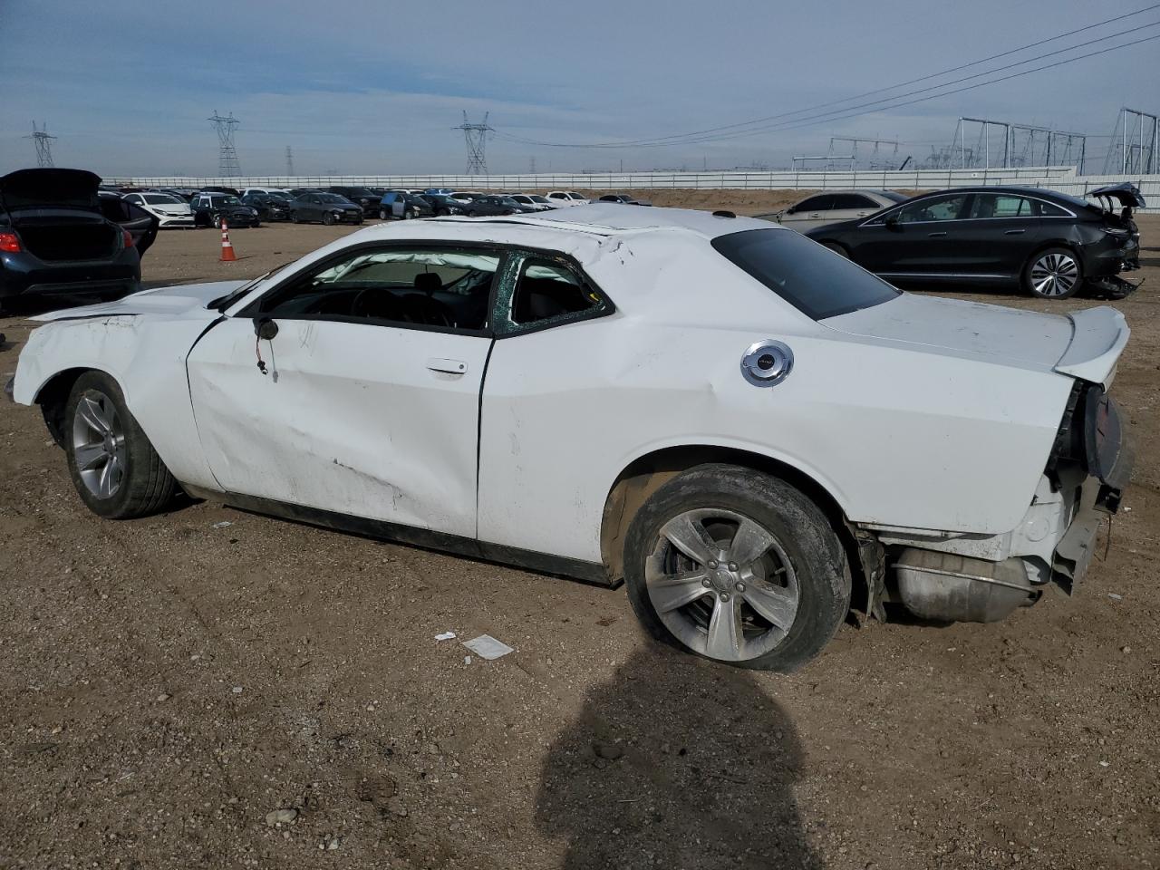 2019 Dodge Challenger VIN 2C3CDZAG2KH727659 Copart auction photo, rollover damage thumbnail 2