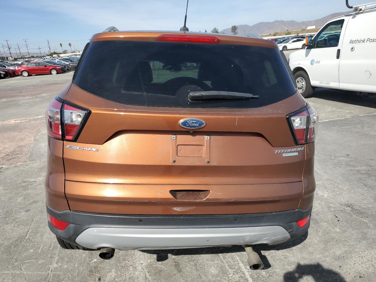 2017 Ford Escape VIN 1FMCU0J94HUD52934 Copart auction photo, all over damage thumbnail 6
