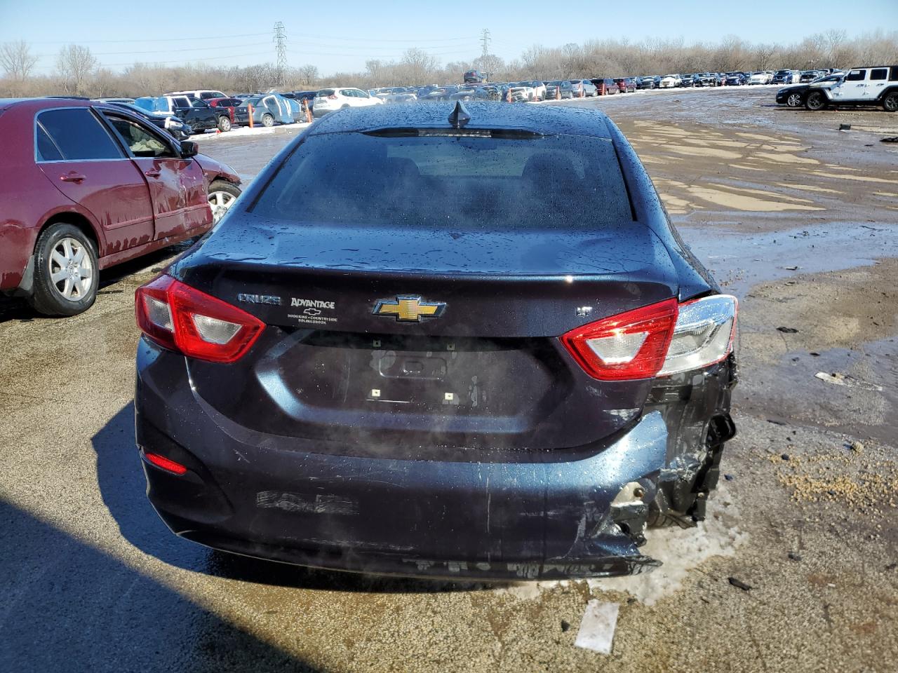 2016 Chevrolet Cruze VIN 1G1BE5SM4G7300643 Copart auction photo, rear end / side damage thumbnail 6