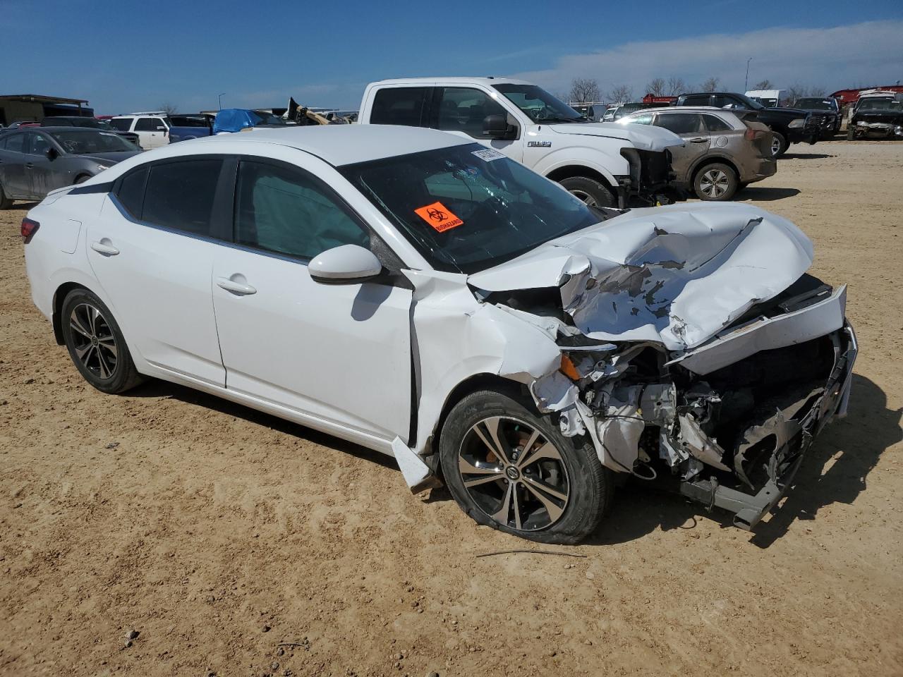 2020 Nissan Sentra VIN 3N1AB8CV5LY295226 Copart auction photo, front end damage thumbnail 4