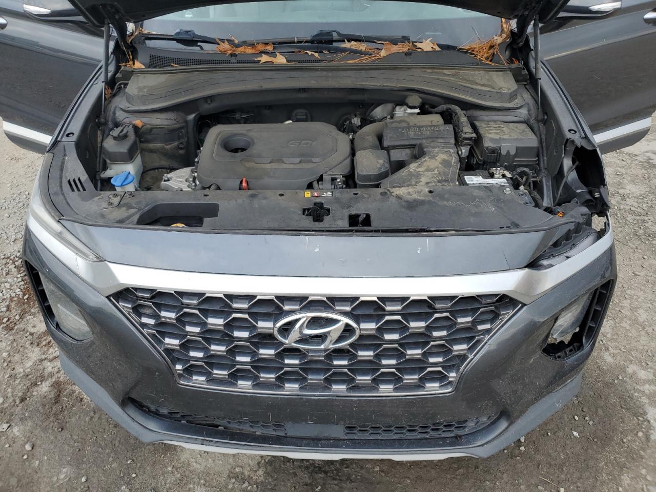 2020 Hyundai Santa Fe VIN 5NMS33AD0LH189403 Copart auction photo, rear end / front end damage thumbnail 12