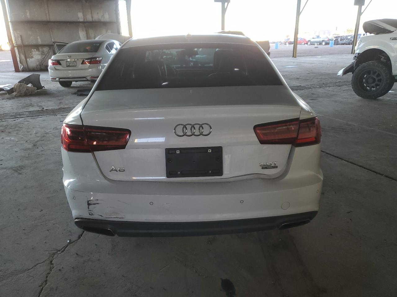 2017 Audi A6 VIN WAUH2AFC8HN003504 Copart auction photo, rear end damage thumbnail 6
