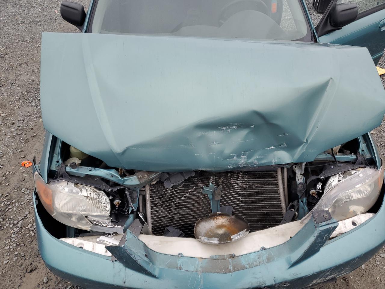 2001 Mazda Protege VIN JM1BJ226510402231 Copart auction photo, front end damage thumbnail 13