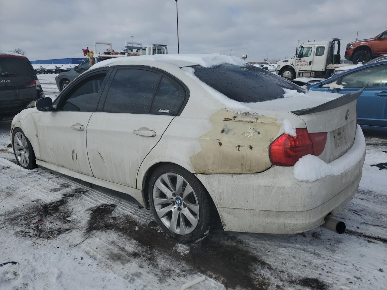 2009 BMW 3er VIN WBAPM77509NL87904 Copart auction photo, front end damage thumbnail 2