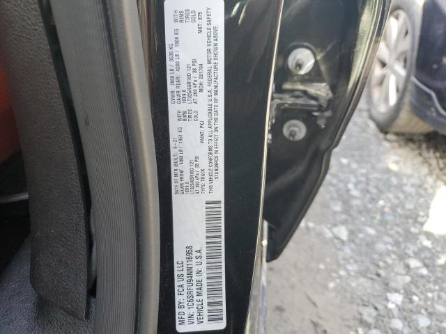 2022 RAM 1500 VIN 1C6SRFU94NN116958 Copart auction photo, mechanical damage thumbnail 12