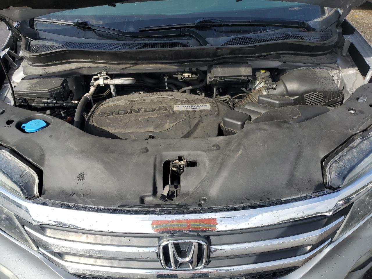 2017 Honda Pilot VIN 5FNYF5H57HB030818 Copart auction photo, side / front end damage thumbnail 12
