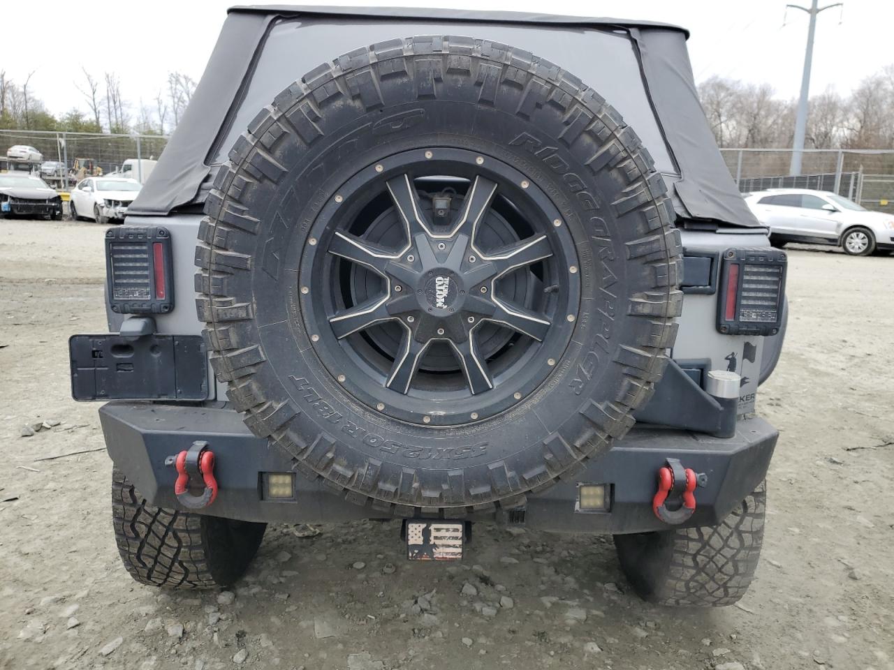 2016 Jeep Wrangler VIN 1C4BJWDG7GL188945 Copart auction photo, undercarriage damage thumbnail 6