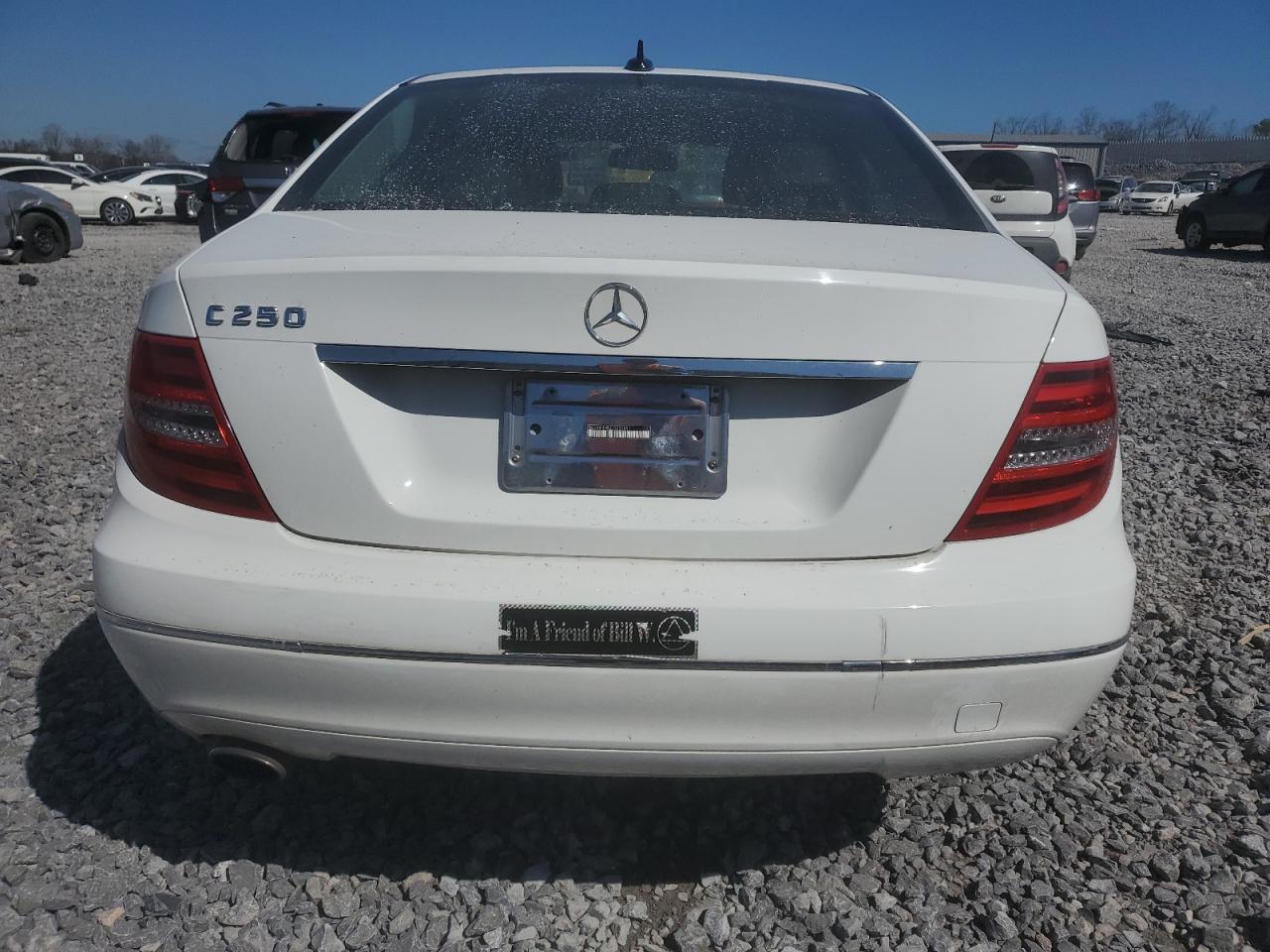 2013 Mercedes-Benz C-klasse VIN WDDGF4HB2DR259851 Copart auction photo, front end damage thumbnail 6