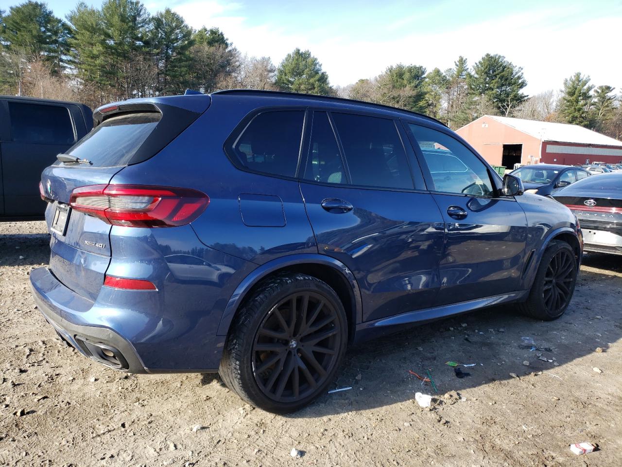 2022 BMW X5 VIN 5UXCR6C00N9M26709 Copart auction photo, rear end / front end damage thumbnail 3