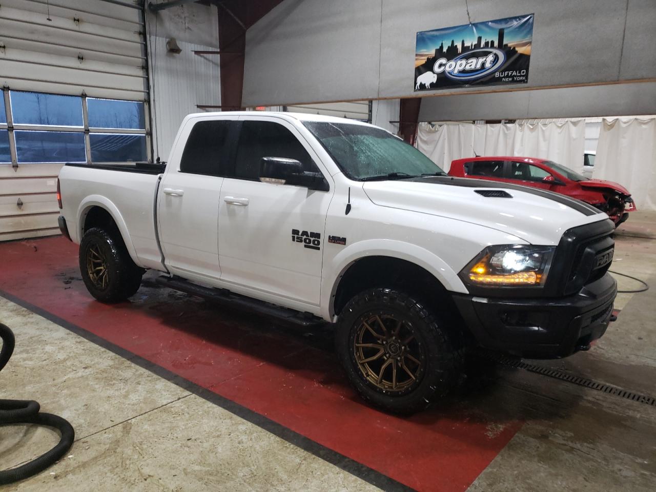 2019 RAM 1500 VIN 1C6RR7GT0KS690823 Copart auction photo, front end damage thumbnail 4