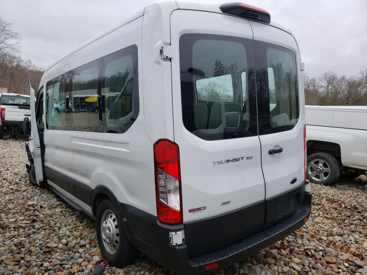 2023 Ford Transit VIN 1FTYE2C83PKA86100 Copart auction photo, front end / undercarriage damage thumbnail 2