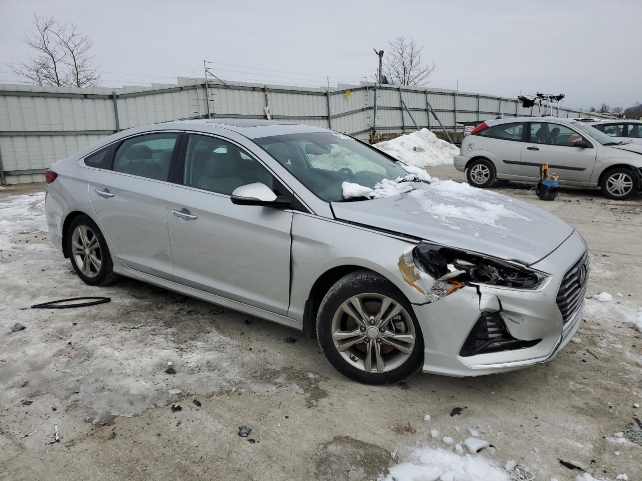 2018 Hyundai Sonata VIN 5NPE34AF8JH686560 Copart auction photo, front end damage thumbnail 4