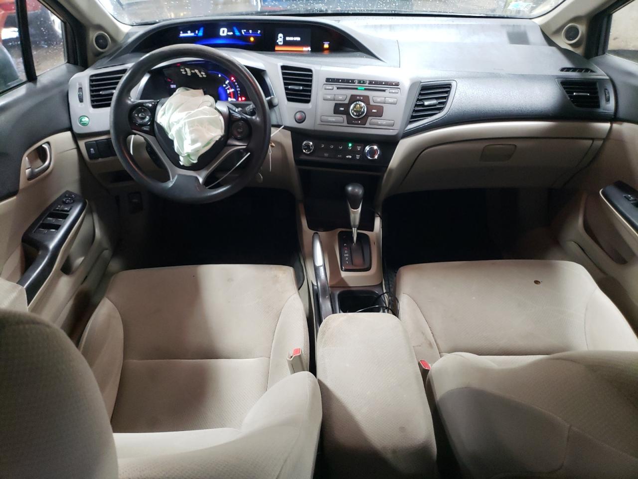 2012 Honda Civic VIN 19XFB2F87CE073634 Copart auction photo, front end damage thumbnail 8