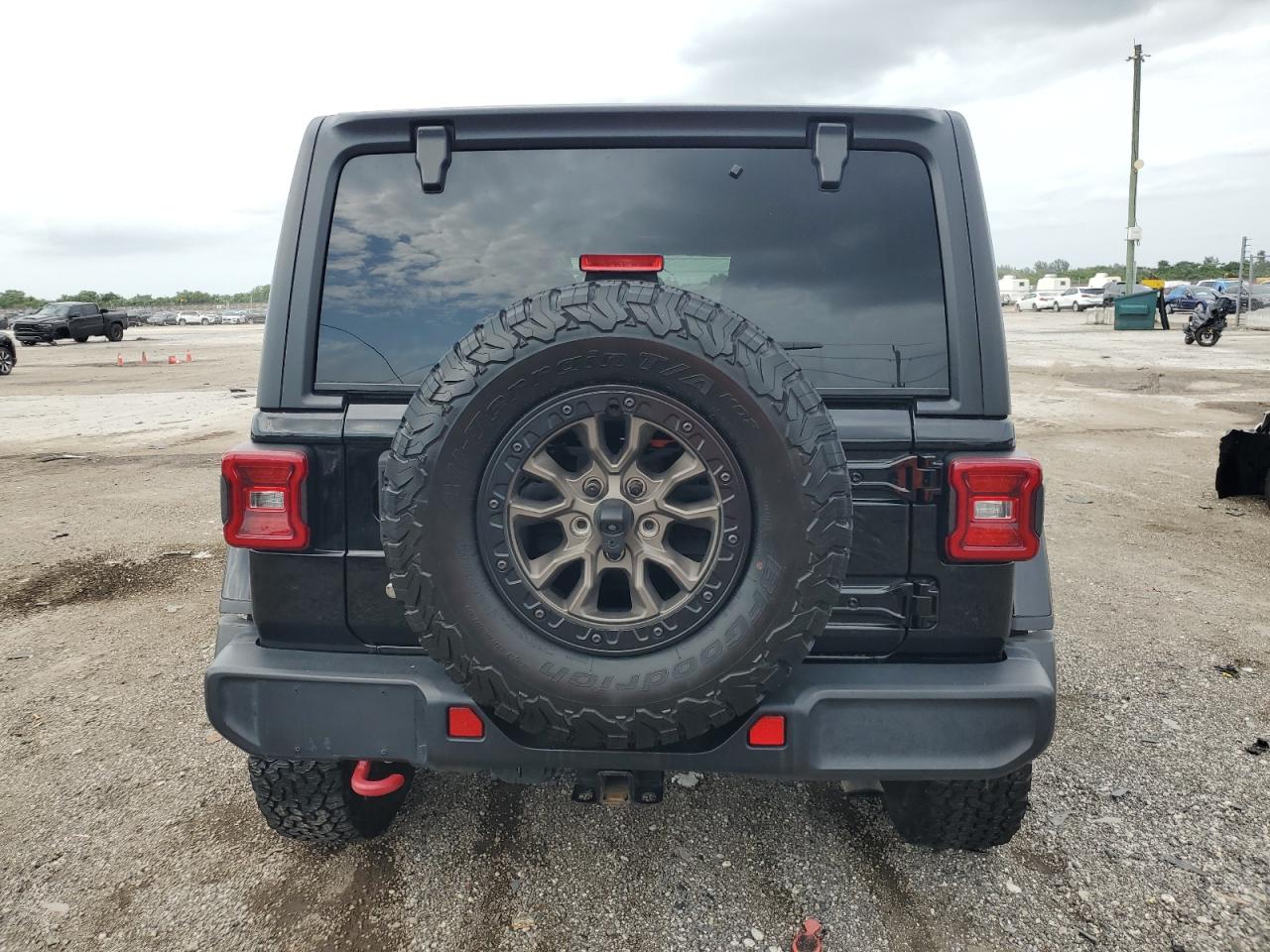 2019 Jeep Wrangler VIN 1C4HJXFN8KW510253 Copart auction photo, front end damage thumbnail 6