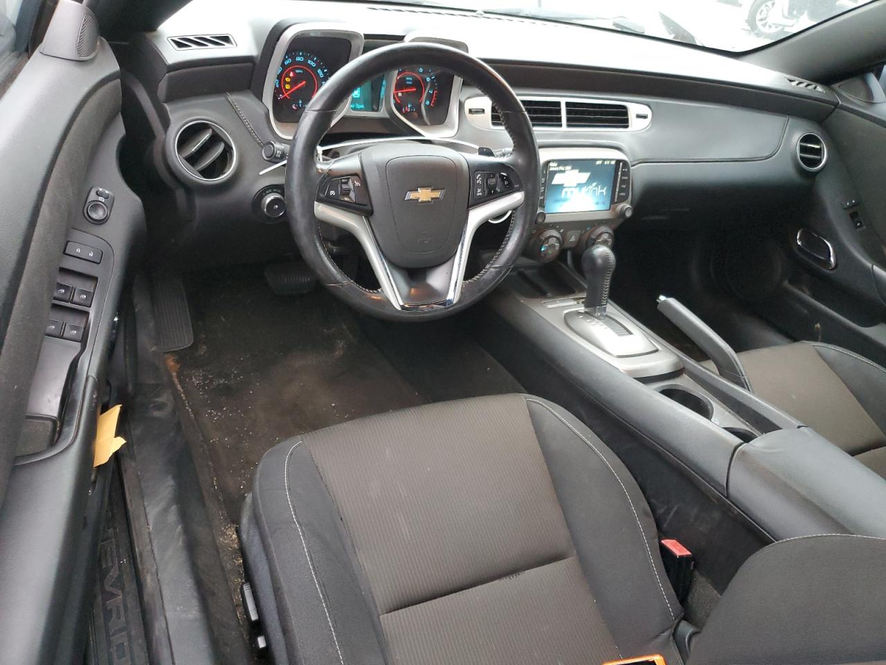 2013 Chevrolet Camaro VIN 2G1FB3D38D9226673 Copart auction photo, front end / side damage thumbnail 8