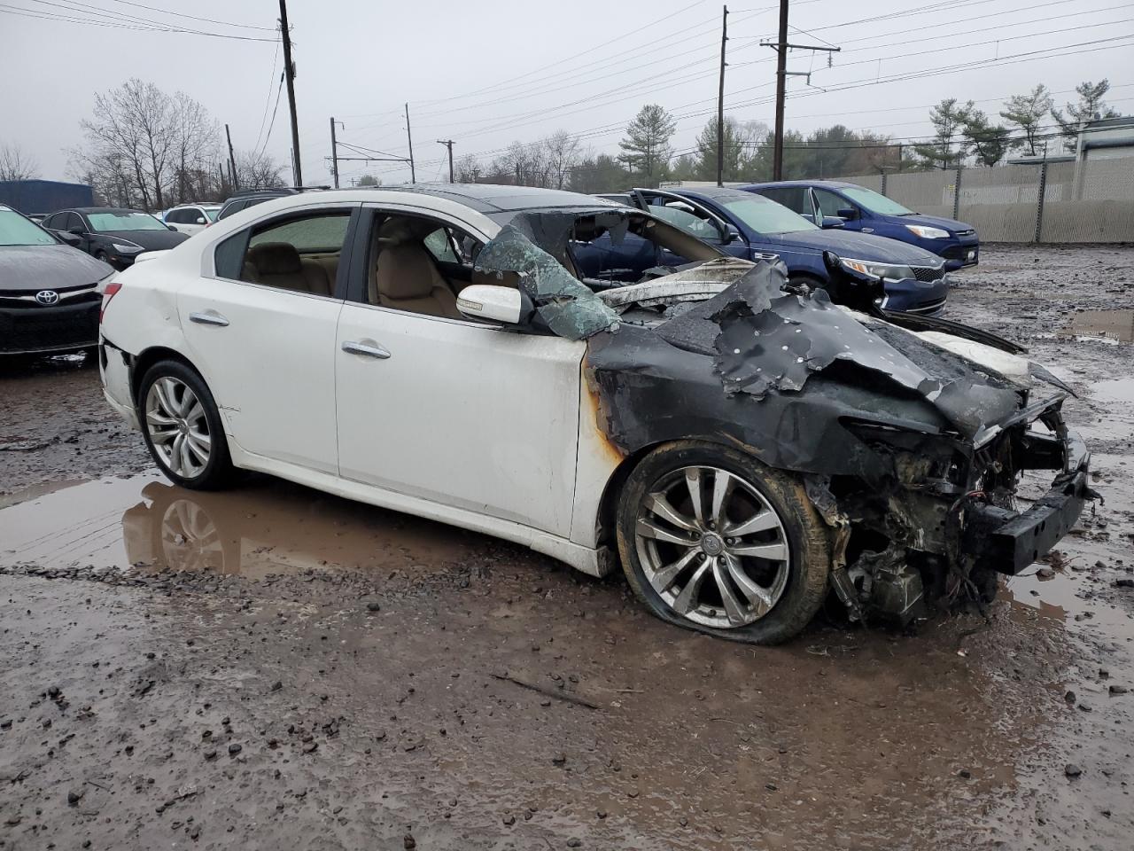 2010 Nissan Maxima VIN 1N4AA5AP3AC800923 Copart auction photo, burn damage thumbnail 4