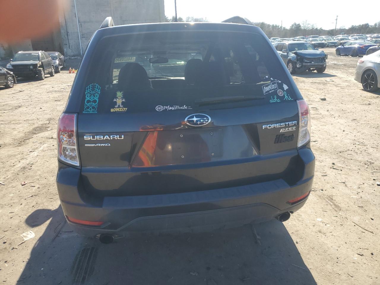 2013 Subaru Forester VIN JF2SHAECXDH418097 Copart auction photo, front end / side damage thumbnail 6