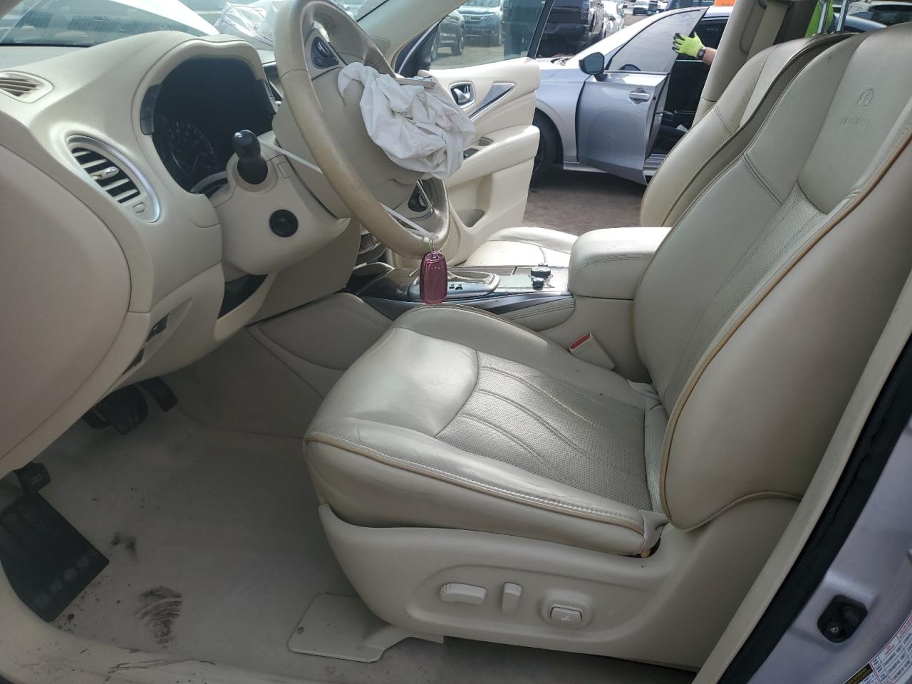 2014 Infiniti QX60 VIN 5N1AL0MN5EC543590 Copart auction photo, side / front end damage thumbnail 7