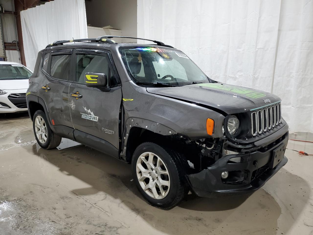 2016 Jeep Renegade VIN ZACCJBBT7GPE37592 Copart auction photo, front end damage thumbnail 4