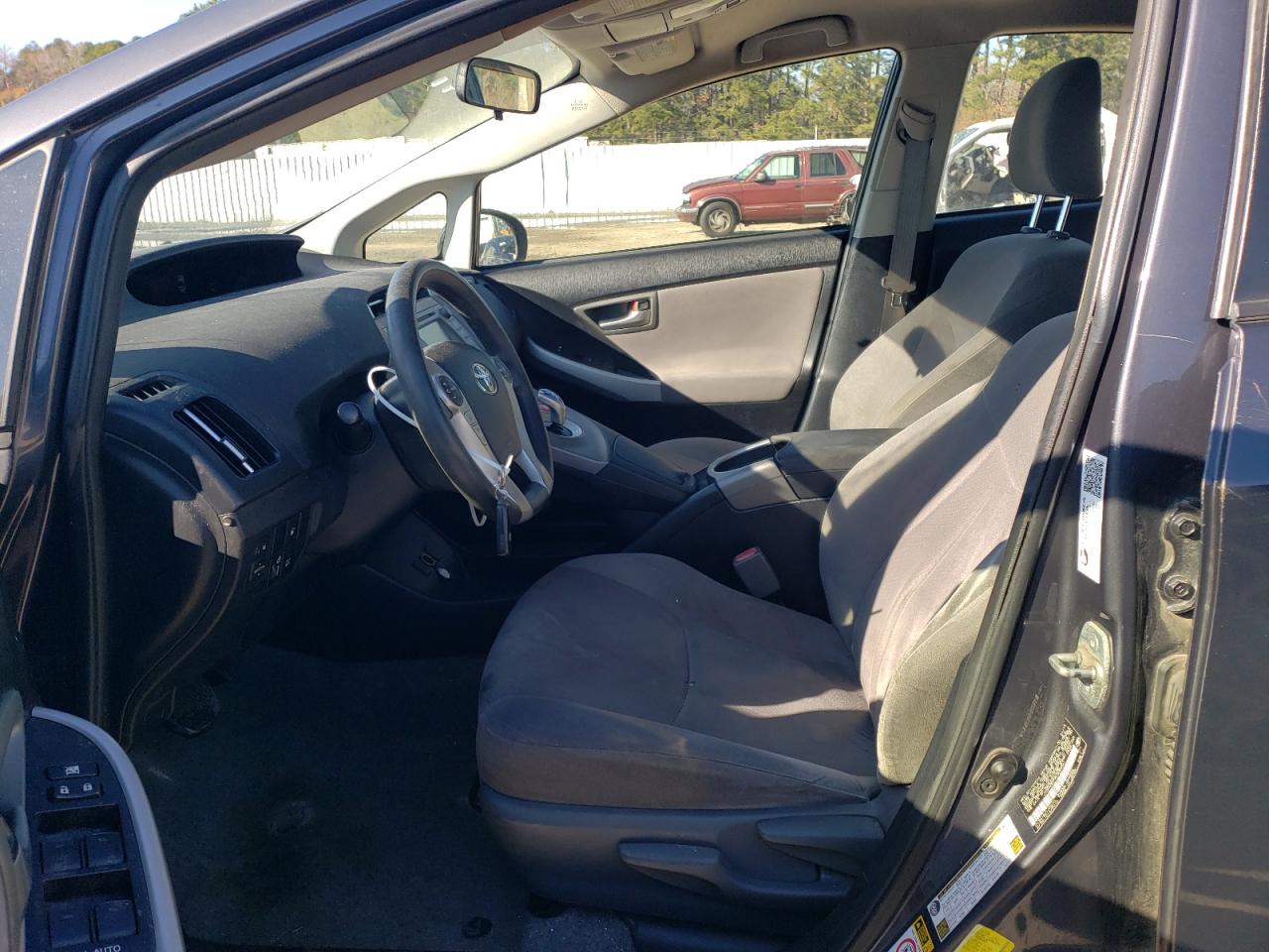 2014 Toyota Prius VIN JTDKN3DP4E3055561 Copart auction photo, front end / side damage thumbnail 7
