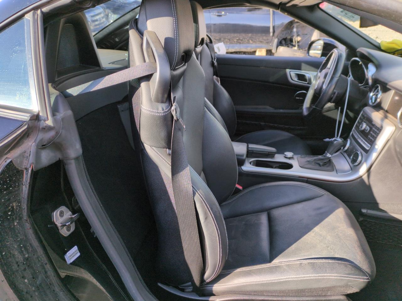2014 Mercedes-Benz SLK-klasse VIN WDDPK4HA2EF080442 Copart auction photo, side damage thumbnail 10