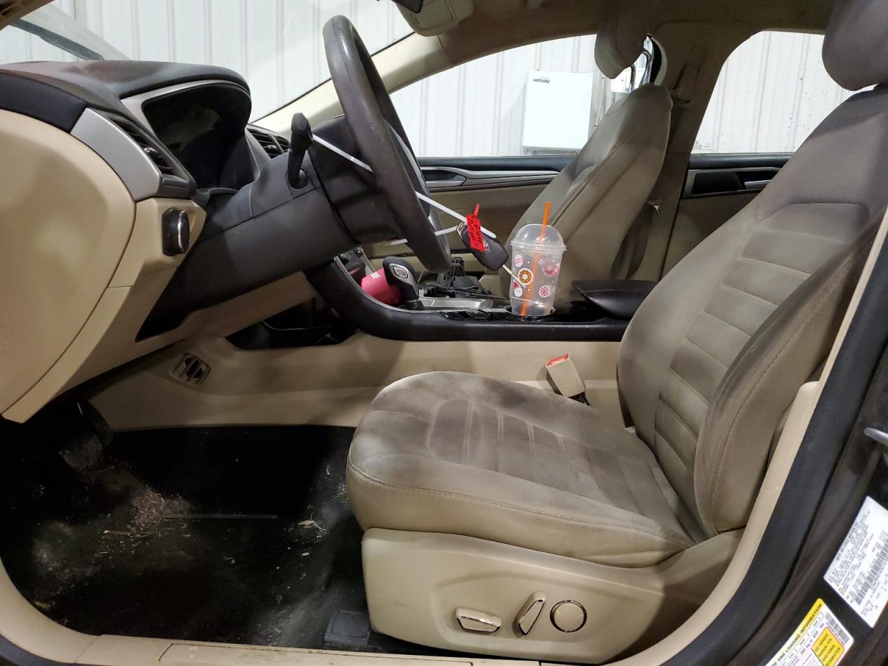 2015 Ford Fusion VIN 3FA6P0H74FR141983 Copart auction photo, front end / side damage thumbnail 7