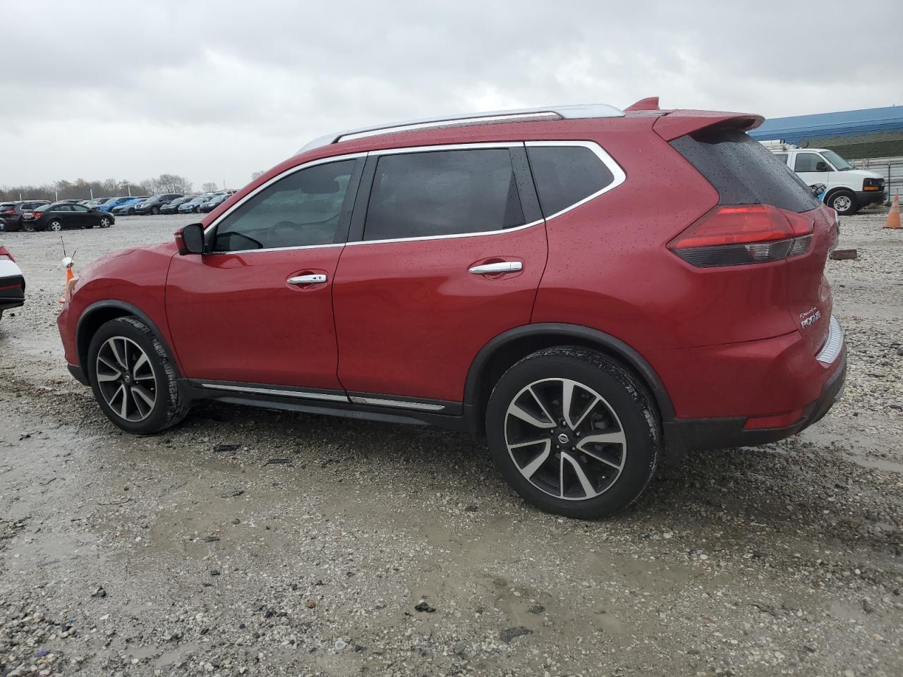 2017 Nissan Rogue VIN JN8AT2MV5HW278421 Copart auction photo, front end / side damage thumbnail 2