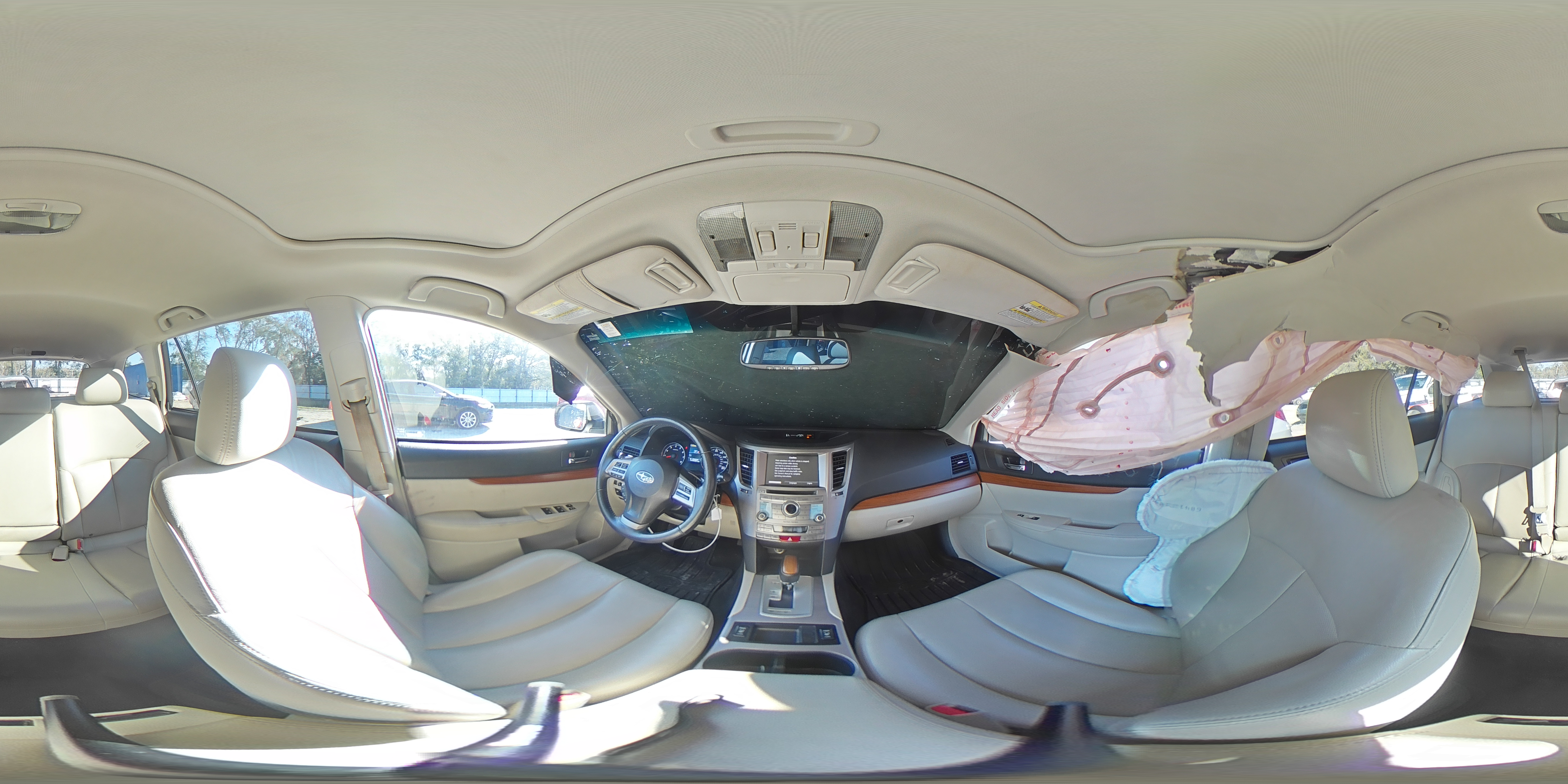 2014 Subaru Outback VIN 4S4BRDMC9E2318006 Copart auction photo, side / front end damage thumbnail 15