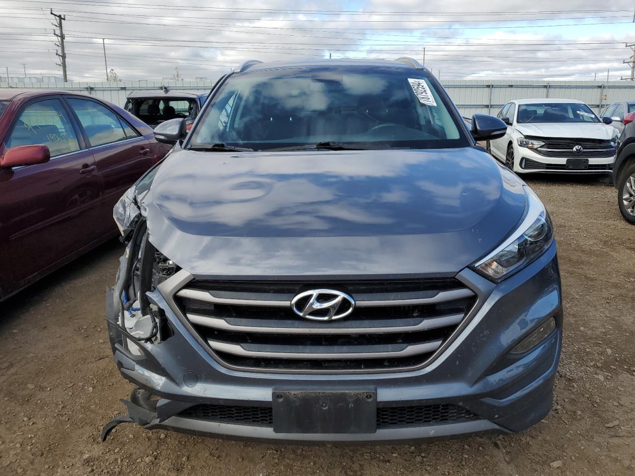 2016 Hyundai Tucson VIN KM8J3CA27GU123290 Copart auction photo, front end damage thumbnail 5