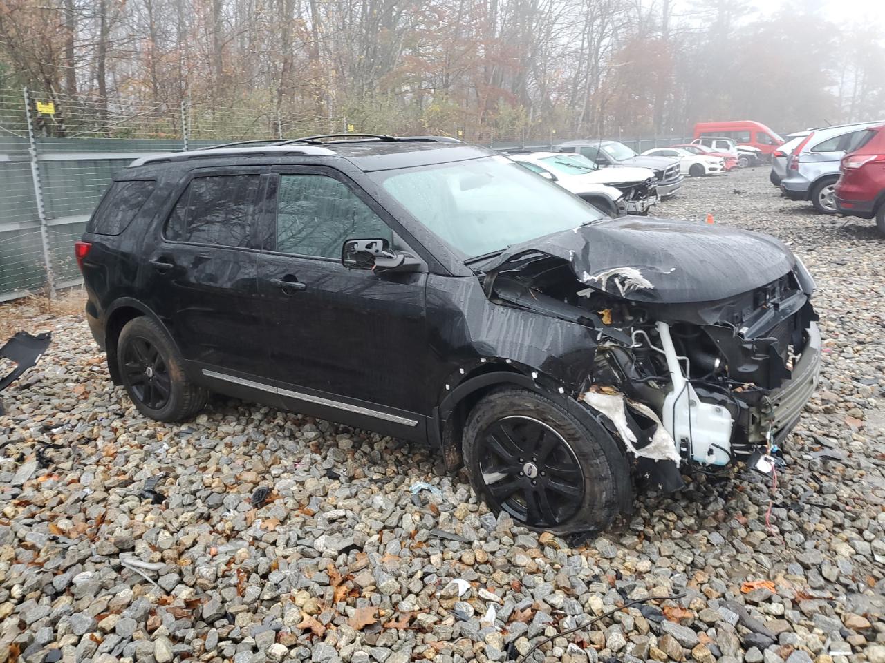 2018 Ford Explorer VIN 1FM5K8DH7JGC59605 Copart auction photo, front end / minor dent/scratches damage thumbnail 4