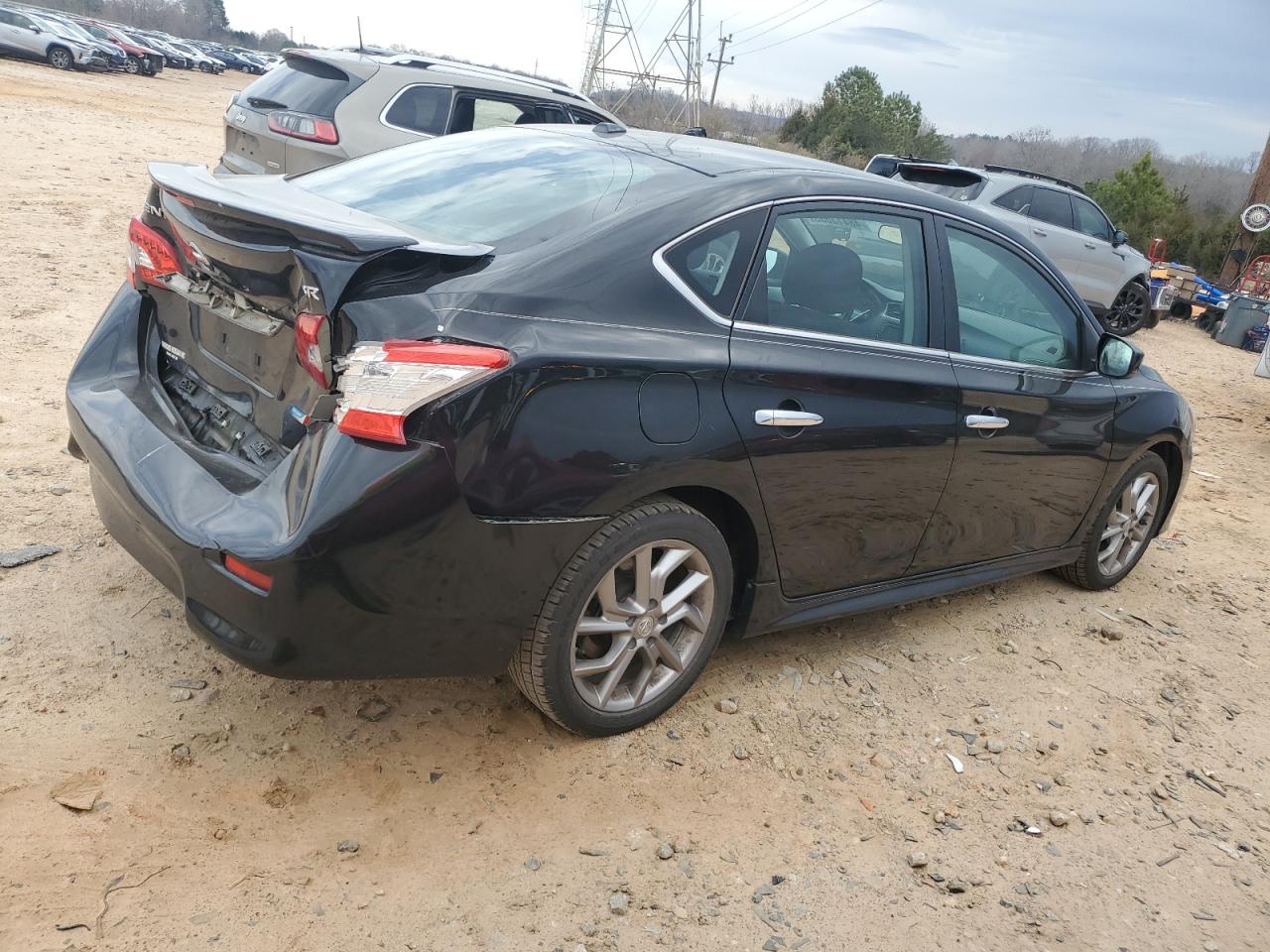 2013 Nissan Sentra VIN 3N1AB7AP7DL621850 Copart auction photo, rear end damage thumbnail 3