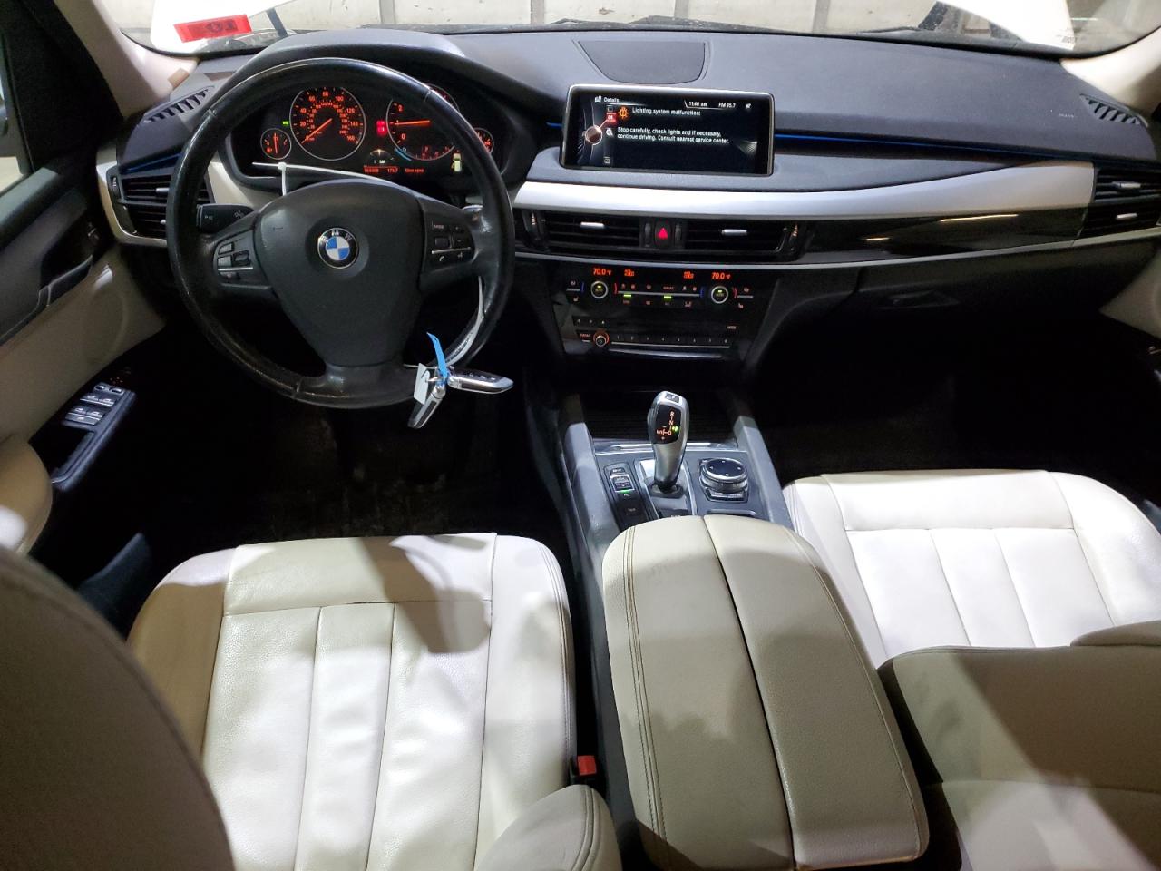 2014 BMW X5 VIN 5UXKR0C50E0K45084 Copart auction photo, front end damage thumbnail 8