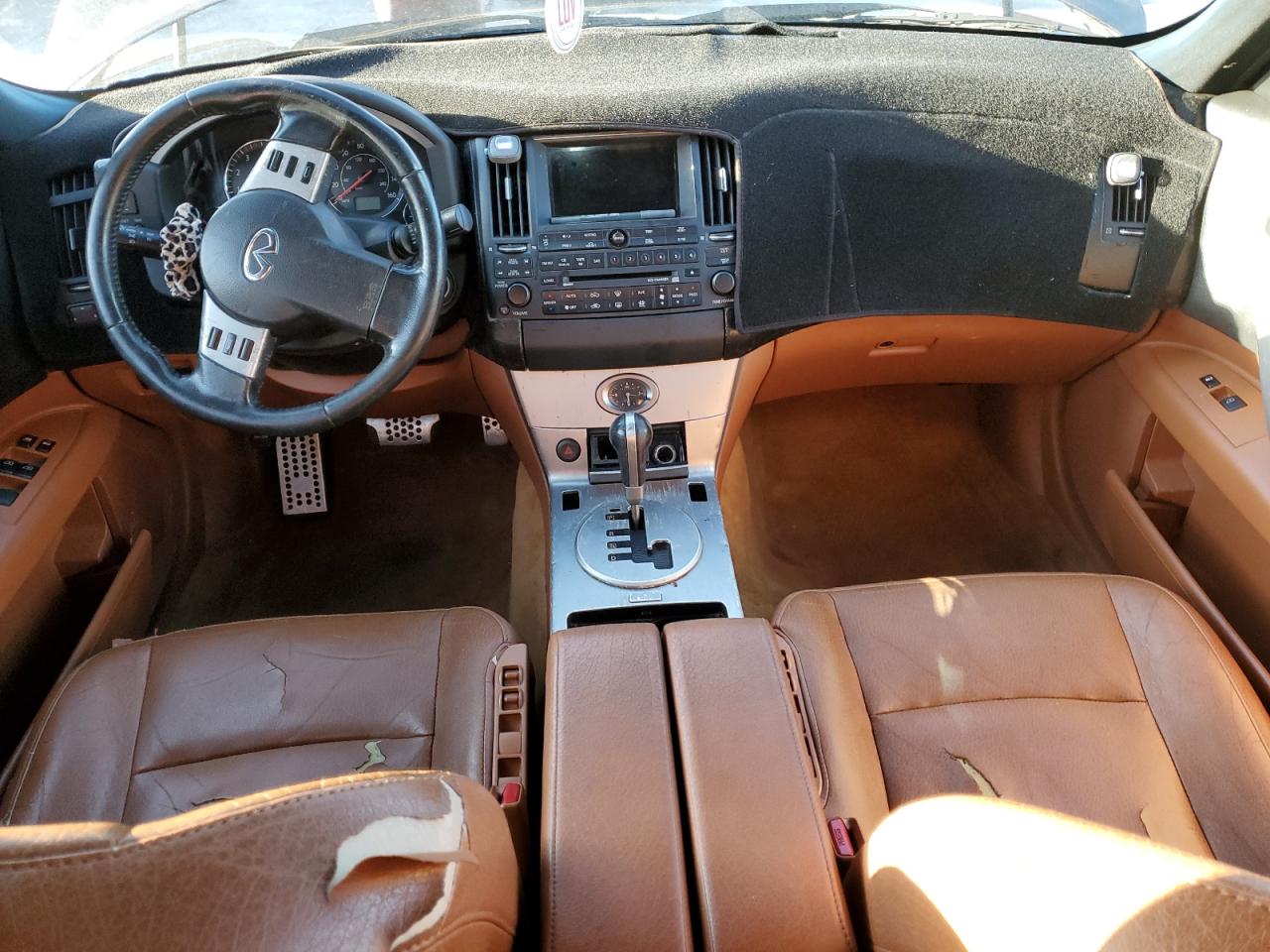 2004 Infiniti FX VIN JNRAS08U94X105140 Copart auction photo, front end damage thumbnail 8