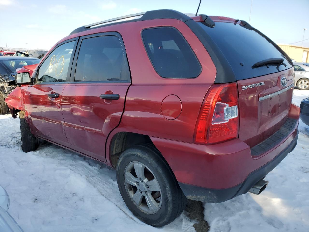 2010 KIA Sportage VIN KNDKG3A46A7706468 Copart auction photo, front end / side damage thumbnail 2